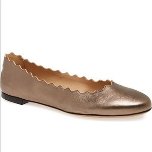 Chloe Lauren Scallop Flats
